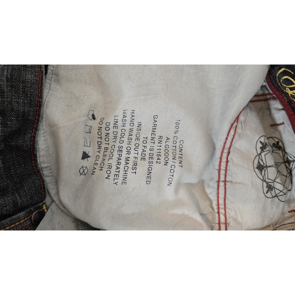 Vintage Men's Coogie Wide Leg Jeans with Embroidered Pockets - Picture 15 of 16
